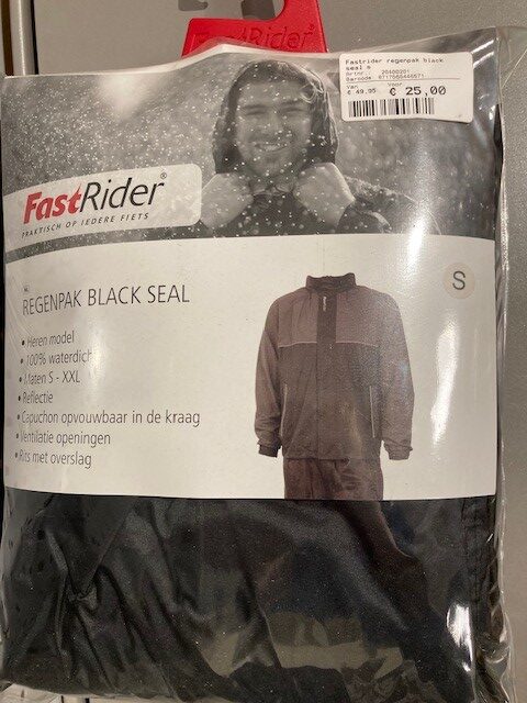 Regenpak FastRider Black Seal € 25,-
