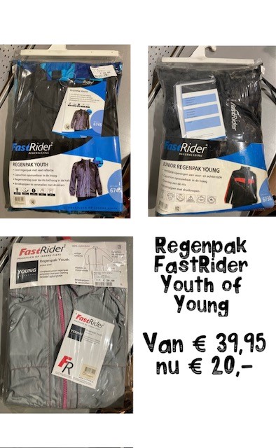 Regenpak FastRider Youth of Young € 20,-